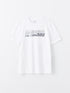 LC Waikiki Crew Neck Short Sleeve Istanbul Printed Cotton Men's T-Shirt